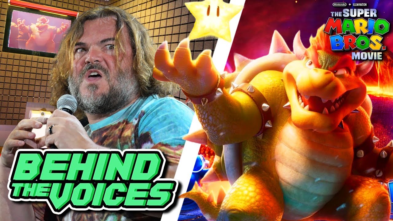 Jack Black as Bowser 🍿🎬 #supermariobrosmovie #bowser #voiceacting #f