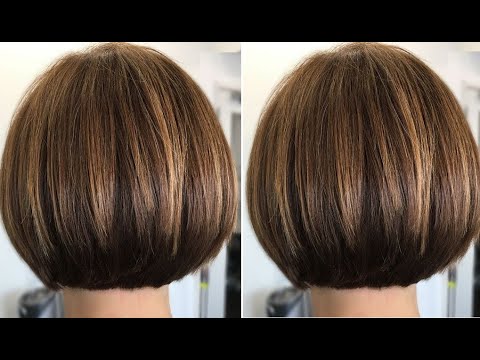 Triangular graduation or more simply a classic bob | One length haircuts, Hair  cuts, One length hair