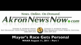 Akron Mayor's Debate Gets Personal