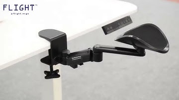 Flight™ Adjustable Computer Arm Rest for Desk Arm Support
