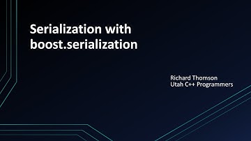 Serialization with Boost.Serialization
