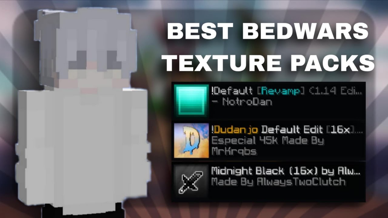 TOP 3 BEST BEDWARS TEXTURE PACKS (1.8.9) | FPS Boost - YouTube