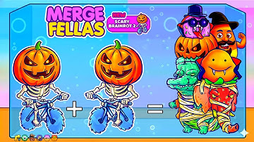 Merge Fellas Gameplay | Scary Brainrot 2 | New Update Boss + Max Level  🚄