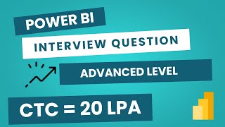 Power BI Dax Based Interview Question | Advanced Level
