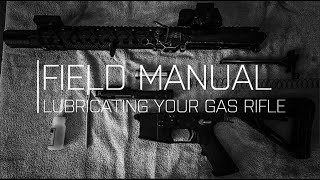 Lubricating Your Gas Blowback Rifle. WE M4 Open Bolt.