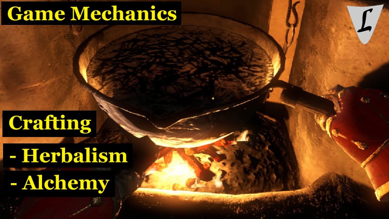 Kingdom Come Game Mechanics Crafting (Herbalism & Alchemy) YouTube