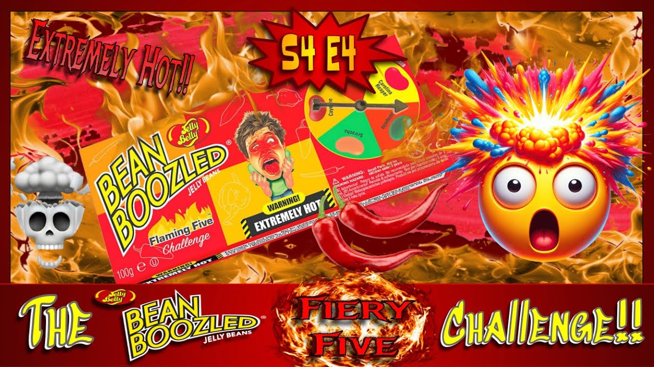 The KAN Crew S4 E4 | "Bean Boozled! The Fiery Five Challenge!!" | SPICY CANDY TASTE TEST [Part 1]