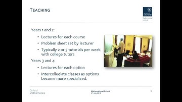 Open Days 2019 Part 1: Introduction to Mathematics at Oxford