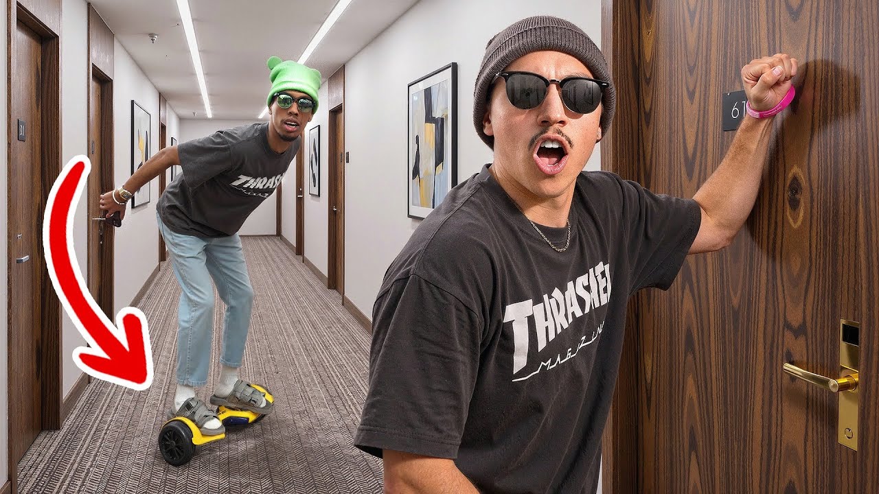 Ding Dong Ditching On Hoverboards!