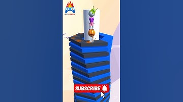 Ball156 #cartoon #ball #gamingvideos #ballon  #stack #games #shorts #gaming #gameplay #stackballgame