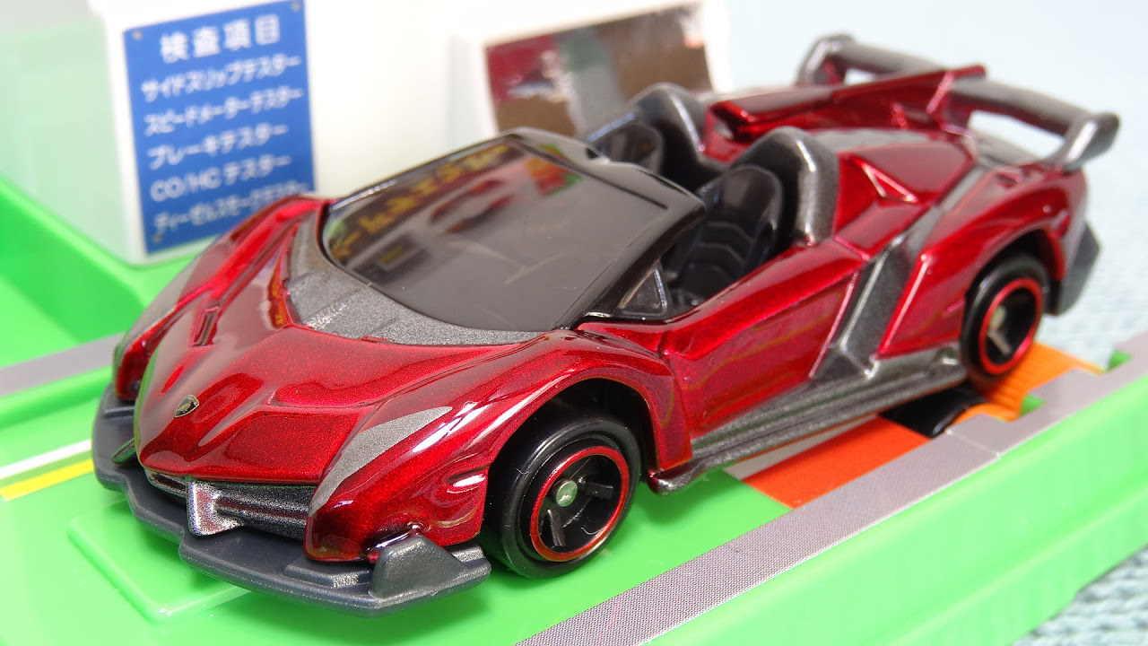 トミカ ランボルギーニ ヴェネーノ ロードスター 非売品 Tomica - YouTube