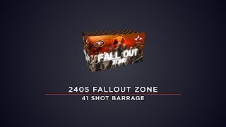 Bright Star Fireworks - 2405 Fallout Zone 41 Shot Barrage