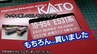 【開封・紹介編】KATO「ホビーセンターカトー」E531系 赤電タイプ