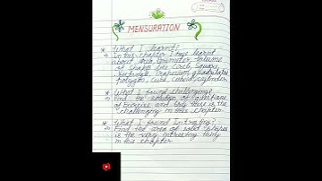 CLASS 8 MATHMATICS CHAPTER 11 LEARNER