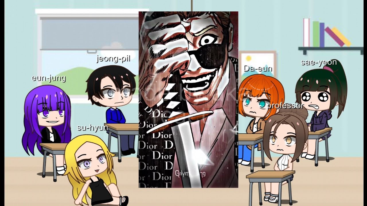 S€XTUDY GROUP reacts to LEE huyn-ho as Goo(lookism) #lookism #goodnight #aka #gachanox #fighting