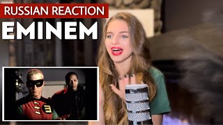 RUSSIAN reacts to EMINEM - Without me (First time reaction)