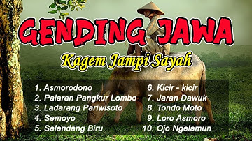 Gending Jawa Klasik Kagem Jampi Sayah, Midangetaken Sinambi Leyeh leyeh