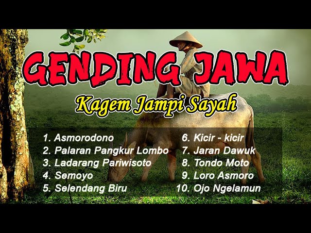 Gending Jawa Klasik Kagem Jampi Sayah, Midangetaken Sinambi Leyeh leyeh class=