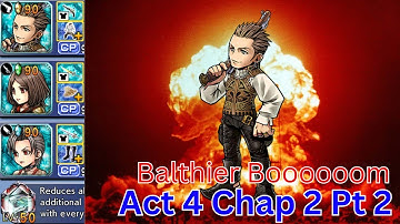 Balthier Rushdown!! - Iris Act 4 Chap 2 Pt 2 Shinryu DFFOO