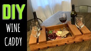 How to make a wine caddy / serving tray