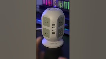 Power Strip Tower 10 FT Extension Cord