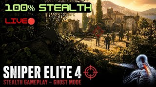 SNIPER ELITE 4 Mission 1 🎯100% Stealth🔫0 Detection.💀 | Sniper Elite 4 Gameplay 🔥