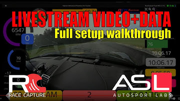 Livestream video + data with RaceCapture - full setup walkthrough