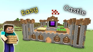 Ultimate Survival CASTLE Build In Minecraft Tutorial | Minecraft Castle