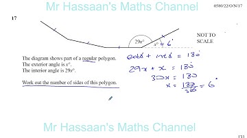 0580/22/O/N/20 (IGCSE) Paper 22  Q17 Polygons