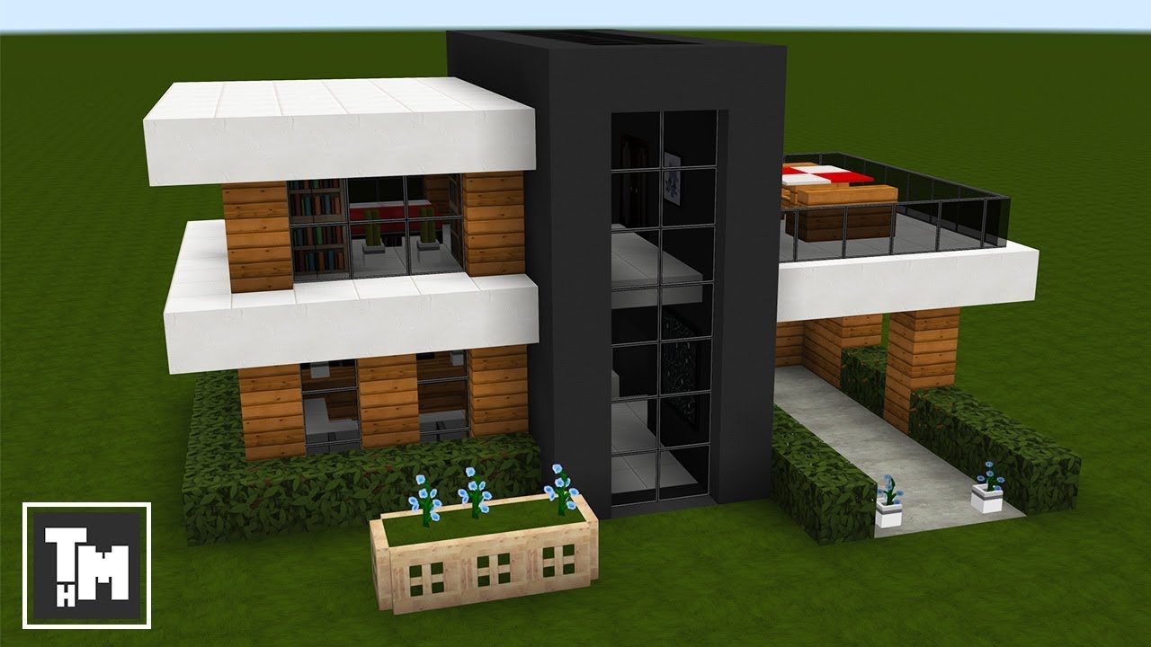 Modern House Minecraft Small - Minecraft: Small Easy Modern House