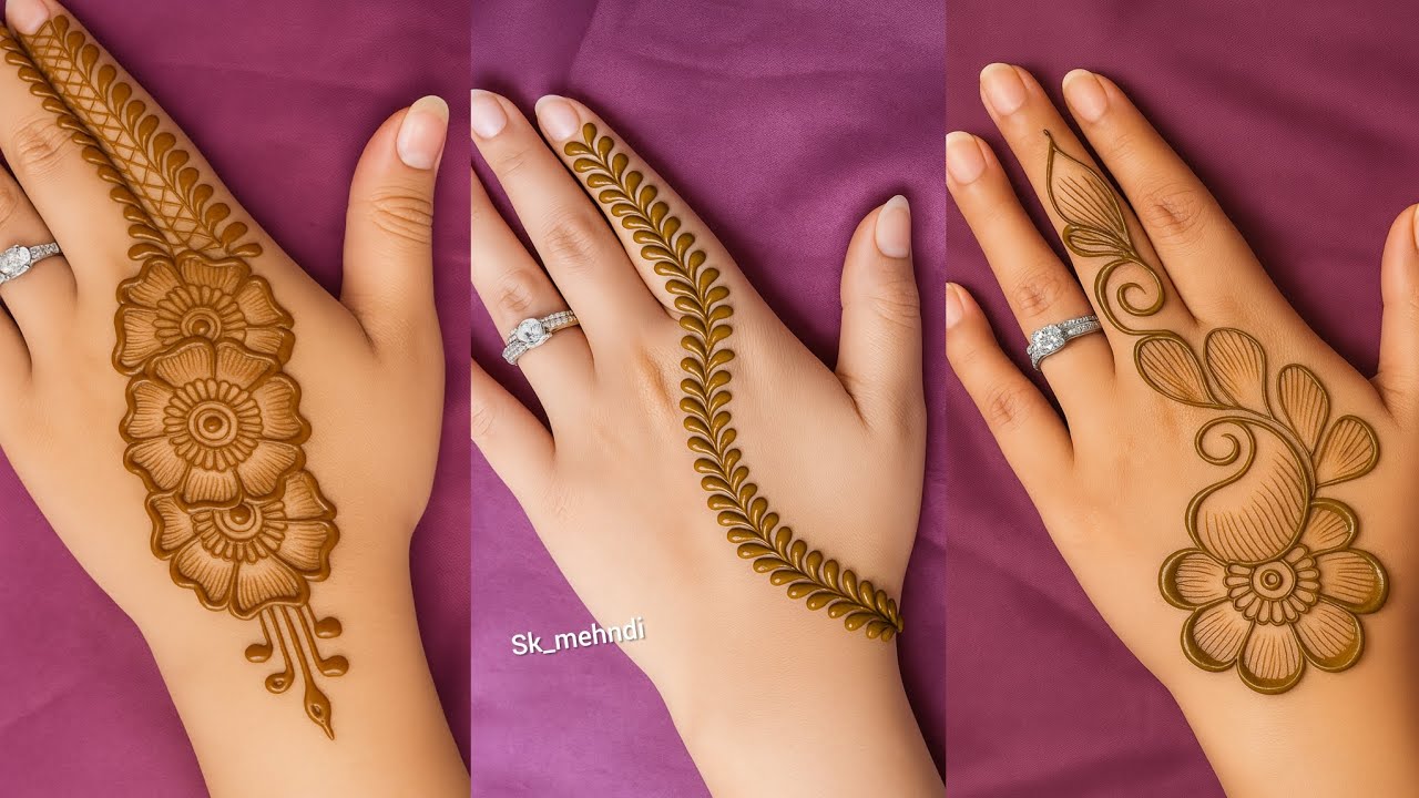 Easy And Simple Mehndi Design 2025 l simple Mehndi design 