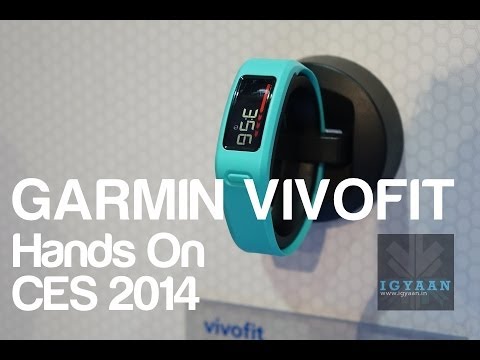 Årvågenhed Konflikt symbol Garmin VivoFit Waterproof Fitness Band Hands On - YouTube