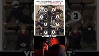 Your 8-Hour Flight with Jujutsu Kaisen Characters
