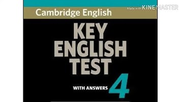 Đáp án sách KET 4 (Key English Test 4) - Tài liệu Tiếng Anh