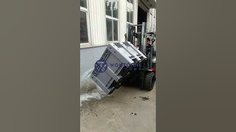 Wotonne Forklift Attachments 180° Box Rotator Stabilized Arm Type