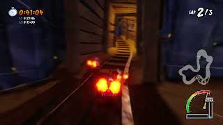 EASIEST WAY TO BEAT CTR DEVELOPER TIME TRIAL IN DRAGON MINES USING SPEED