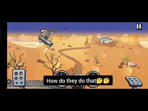 how to distach the wheel from moon lander Hill climb racing 2 trick. get 10000 points in team event🔥