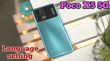 How To Change Language In Poco X5 5G, Change Language Setting,How To Change Language In Poco X5 5G,