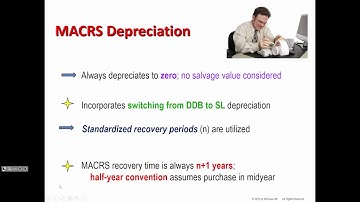 ENGR 221 - Class 40 (Depreciation by Modified Accelerated Cost Recovery MACRS) 30 Nov 2016
