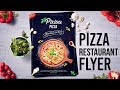 How to Design Pizza Restaurant Flyer / Poster in Photoshop