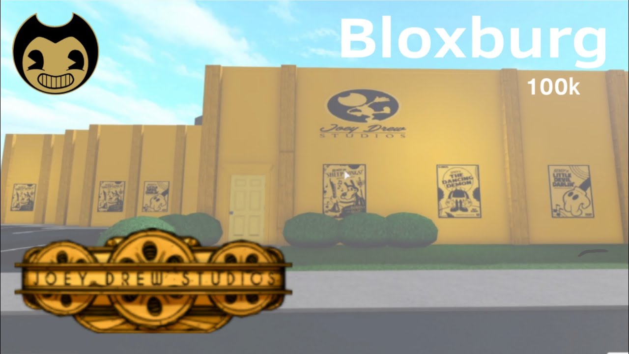 Joey Drew Studios in Bloxburg | Speedbuild and Tour