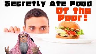 He Ate Food That He Was Incharge Of Distributing To Poor & Needy, What Should He Do? Assim Al Hakeem