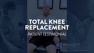 After a Total Knee Replacement from Dr. Bramlett, this patient is now SPRINTING and playing sports.