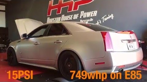DeatschWerks Cadillac CTS-V TUNED on E!