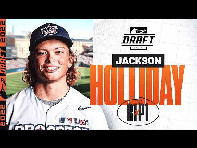 Orioles agree to terms with first overall pick Jackson Holliday