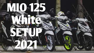 Mio i125 White Modification