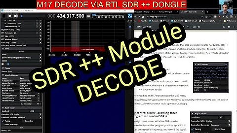 M17 DECODE USING SDR ++ & RTL-SDR - HELP NEEDED