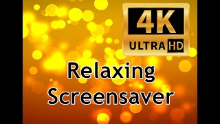 Small Little Orange Lights   4K Relaxing Screensaver  / Оранжевые Огоньки 4K Расслабляющая Заставка