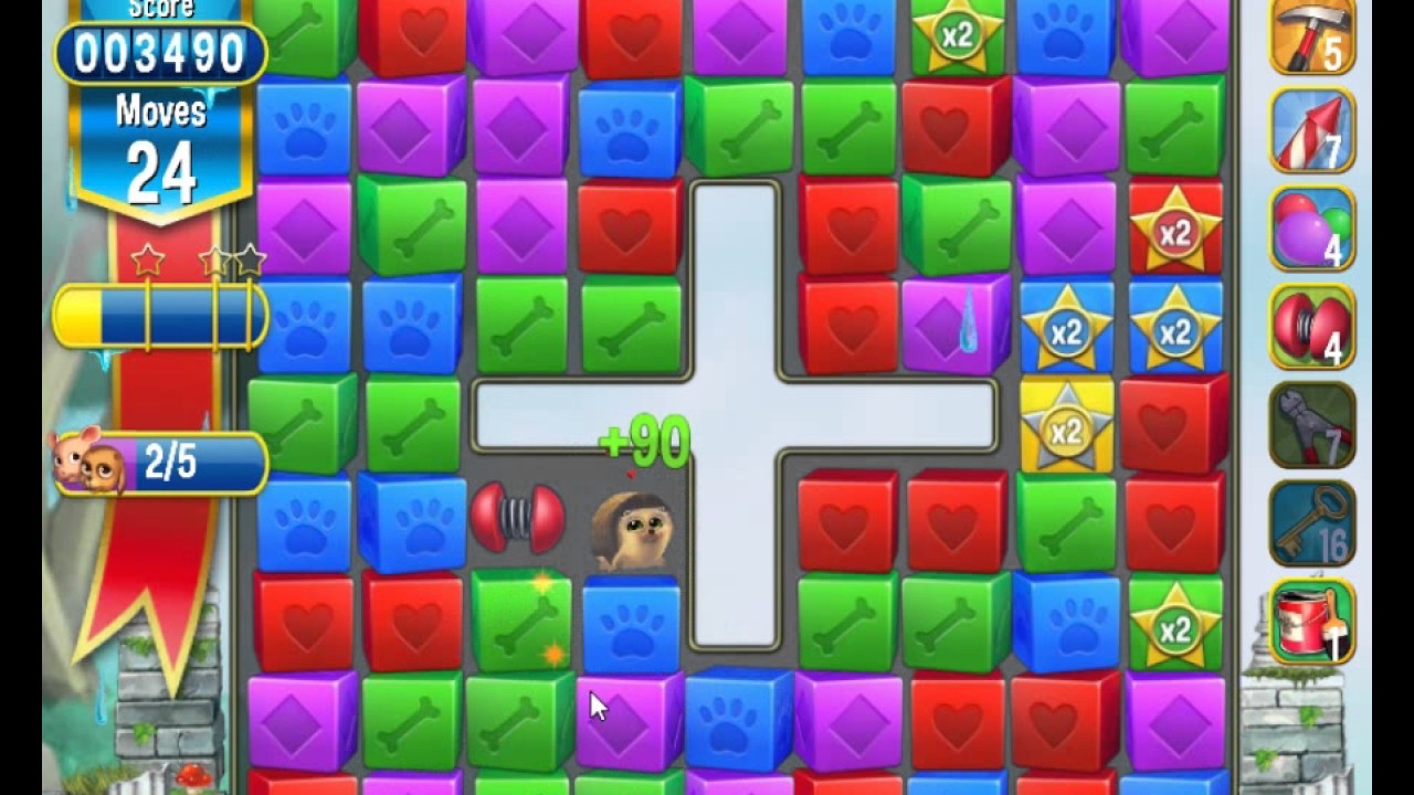 Pet Rescue Saga, Pet Island, 10th July 2017, level 1 😈 ►TOBIAS DEAMON◄