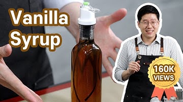 Amazing homemade Vanilla Syrup | Much better than store-bought syrup